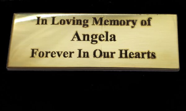 coloured aluminium plaques
