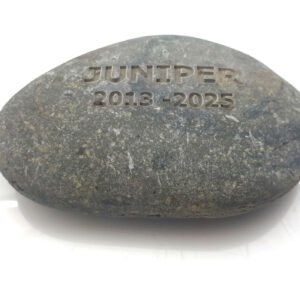 Pet Memorial Rock | Pet Remembrance Stone | Indoor or Outdoor Ornament |