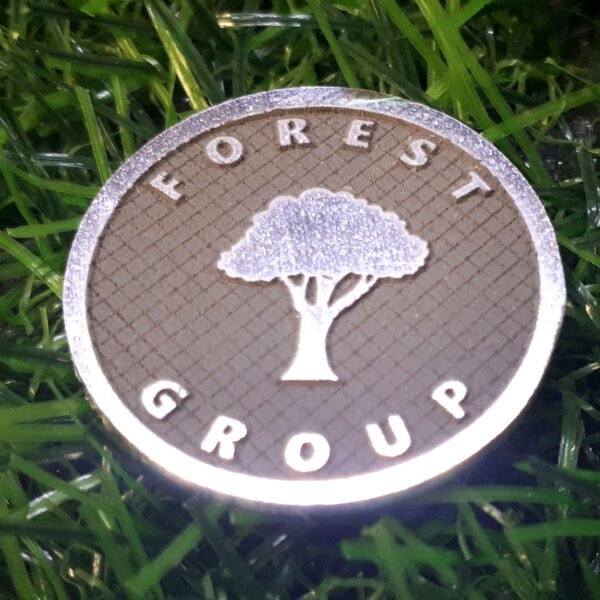 Set of Metal Maker Mark Coins in Aluminium or Brass for Wood Projects | Origination Marker | ID Brand - Image 4