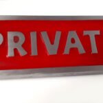 Indoor and outdoor alumnium signs