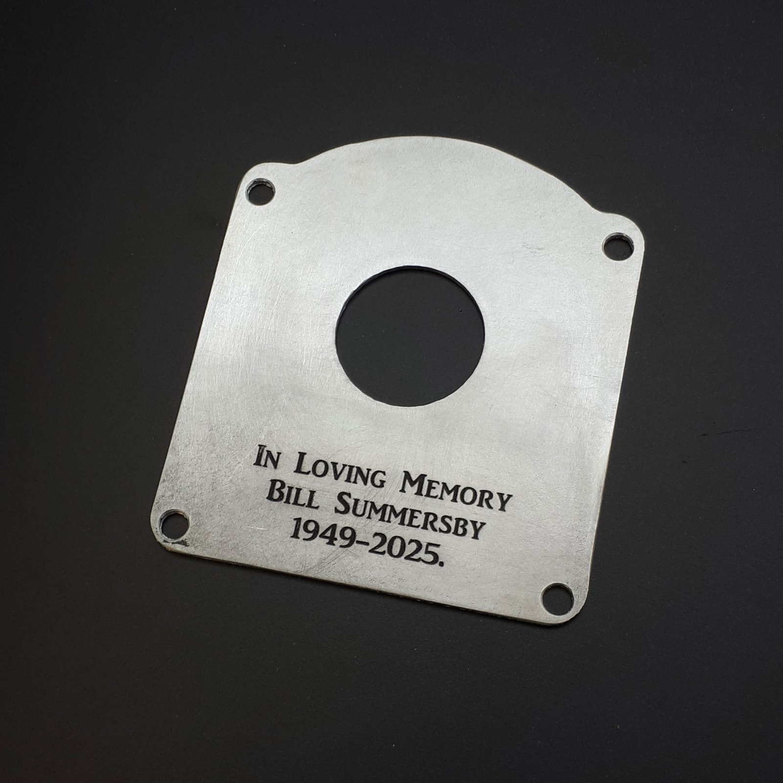 Bespoke Bird Nest Protection Plate | Engraved Wildlife Memorial for Bird Lovers - Image 3