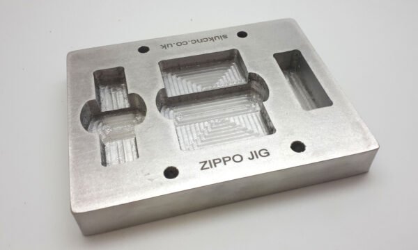 Aluminium Fixture Jig for Engraving Zippo Armor Lighters